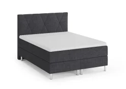 Boxspringbett TWILIGHT 140 x 200 cm anthrazit