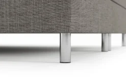 Boxspringbett TWILIGHT 140 x 200 cm grau