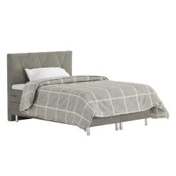 Boxspringbett TWILIGHT 140 x 200 cm grau