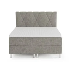 Boxspringbett TWILIGHT 140 x 200 cm grau