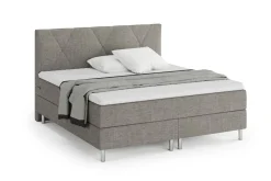 Boxspringbett TWILIGHT 180 x 200 cm grau