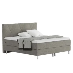 Boxspringbett TWILIGHT 180 x 200 cm grau