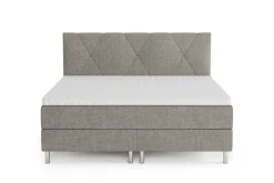 Boxspringbett TWILIGHT 180 x 200 cm grau