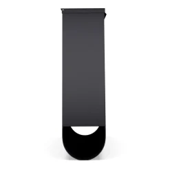 Briefkasten mit Zeitungsfach 33 x 30 cm schwarz