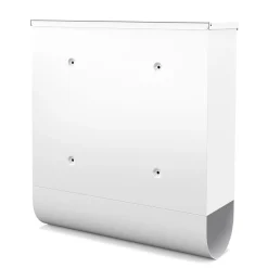 Briefkasten mit Zeitungsfach 33 x 30 cm weiss