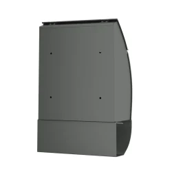 Briefkasten mit Zeitungsfach 40 x 30 cm schwarz