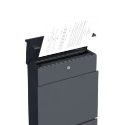 Briefkasten 39.5 x 115 cm anthrazit