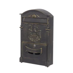 Briefkasten 42 x 26 cm bronze