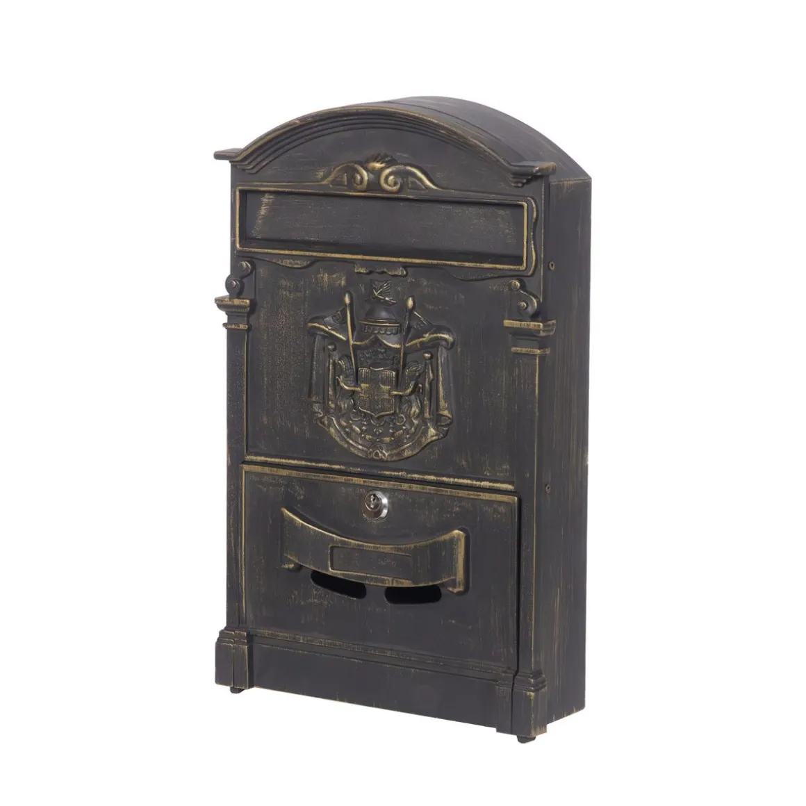 Briefkasten 42 x 26 cm bronze