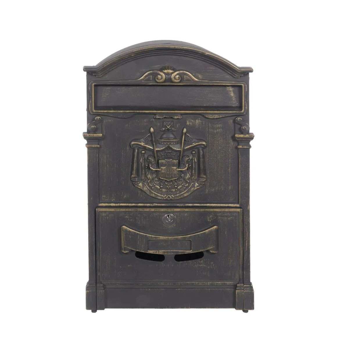 Briefkasten 42 x 26 cm bronze