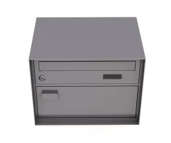 Briefkasten 41 x 31 cm grau