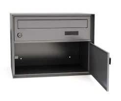 Briefkasten 41 x 31 cm grau