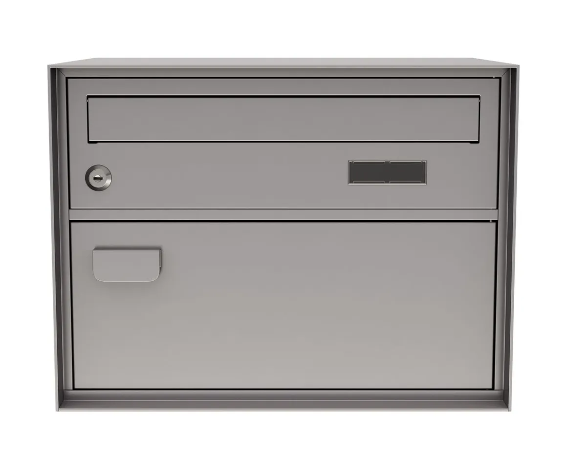 Briefkasten 41 x 31 cm grau