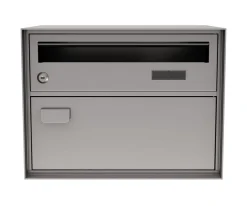 Briefkasten 41 x 31 cm grau