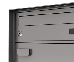 Briefkasten 41 x 31 cm grau