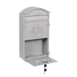 Briefkasten 42 x 26 cm grau