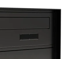 Briefkasten 41 x 31 cm schwarz