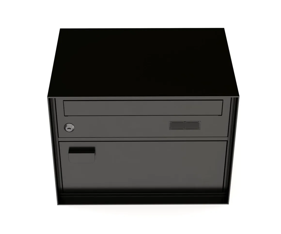 Briefkasten 41 x 31 cm schwarz