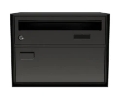 Briefkasten 41 x 31 cm schwarz