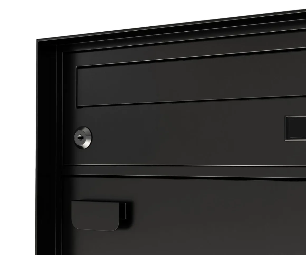 Briefkasten 41 x 31 cm schwarz