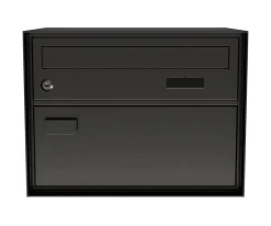 Briefkasten 41 x 31 cm schwarz