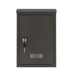 Briefkasten 30 x 22 cm schwarz