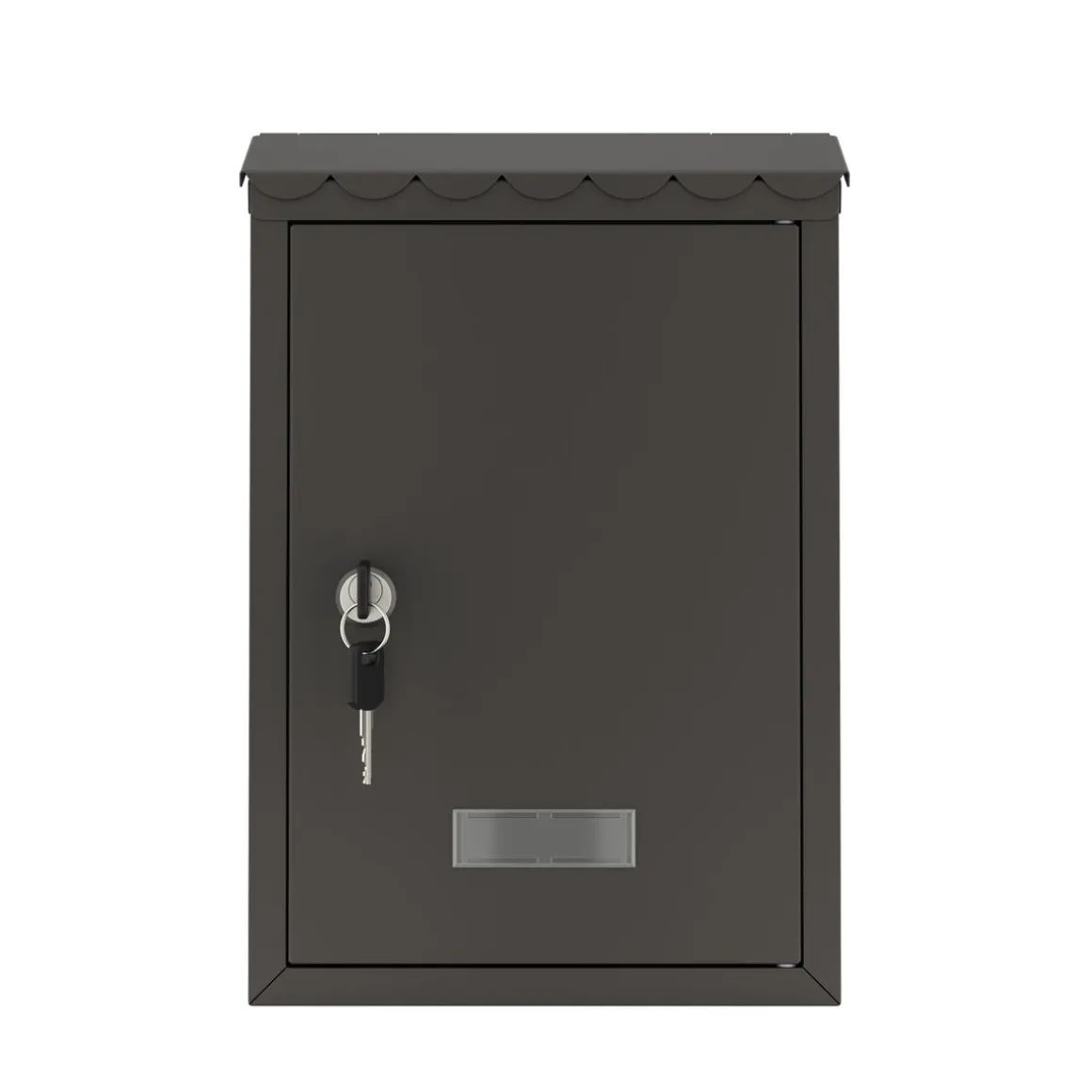 Briefkasten 30 x 22 cm schwarz
