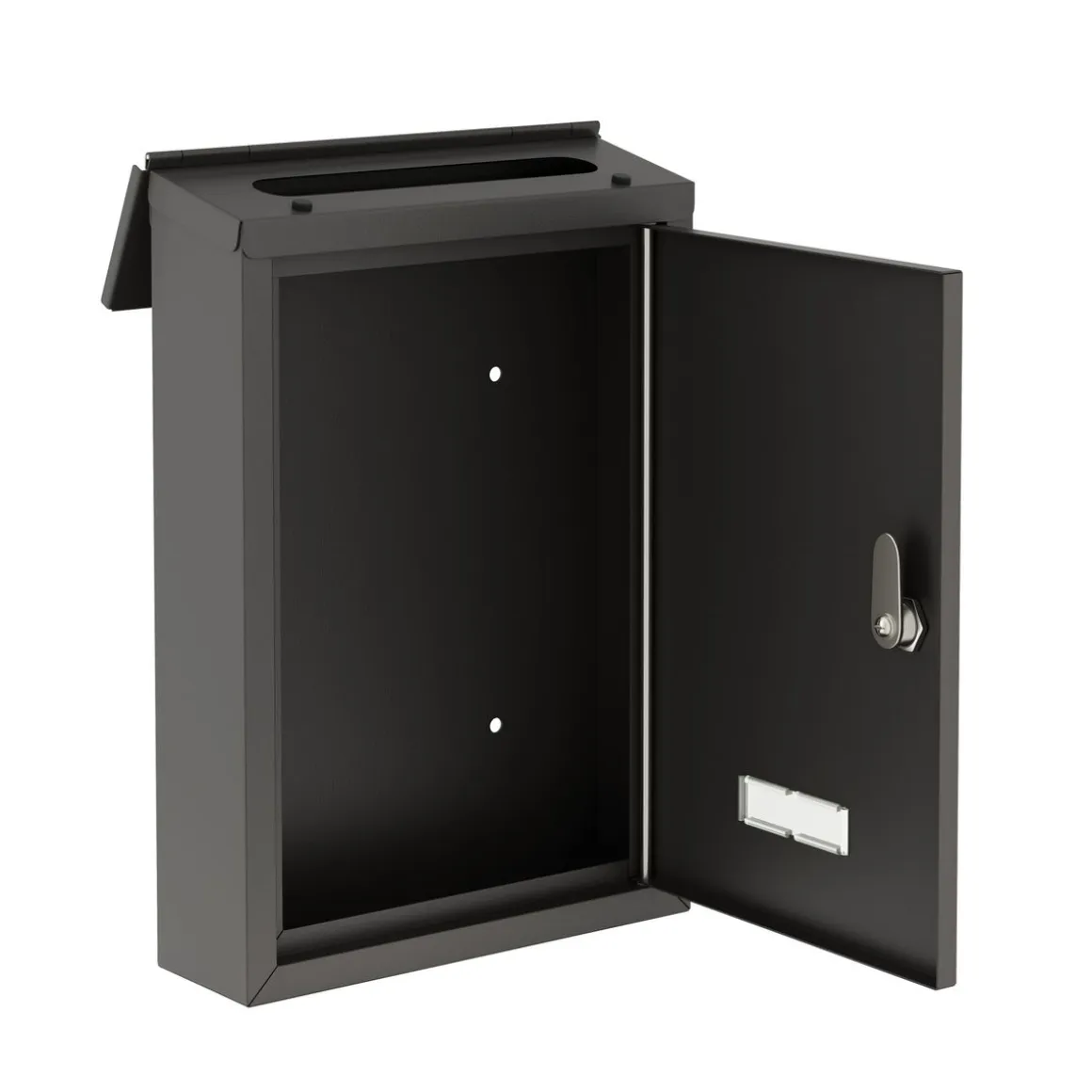 Briefkasten 30 x 22 cm schwarz