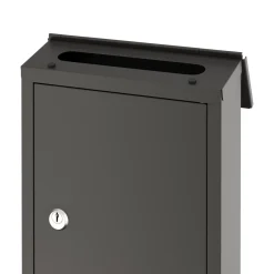 Briefkasten 30 x 22 cm schwarz