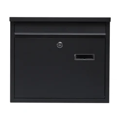 Briefkasten 31.8 x 36 cm schwarz