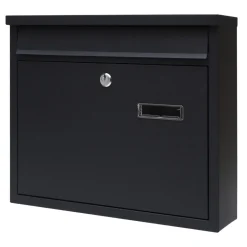 Briefkasten 31.8 x 36 cm schwarz