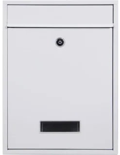 Briefkasten 26 x 35 cm weiss