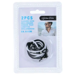 Brillenband schwarz/weiss