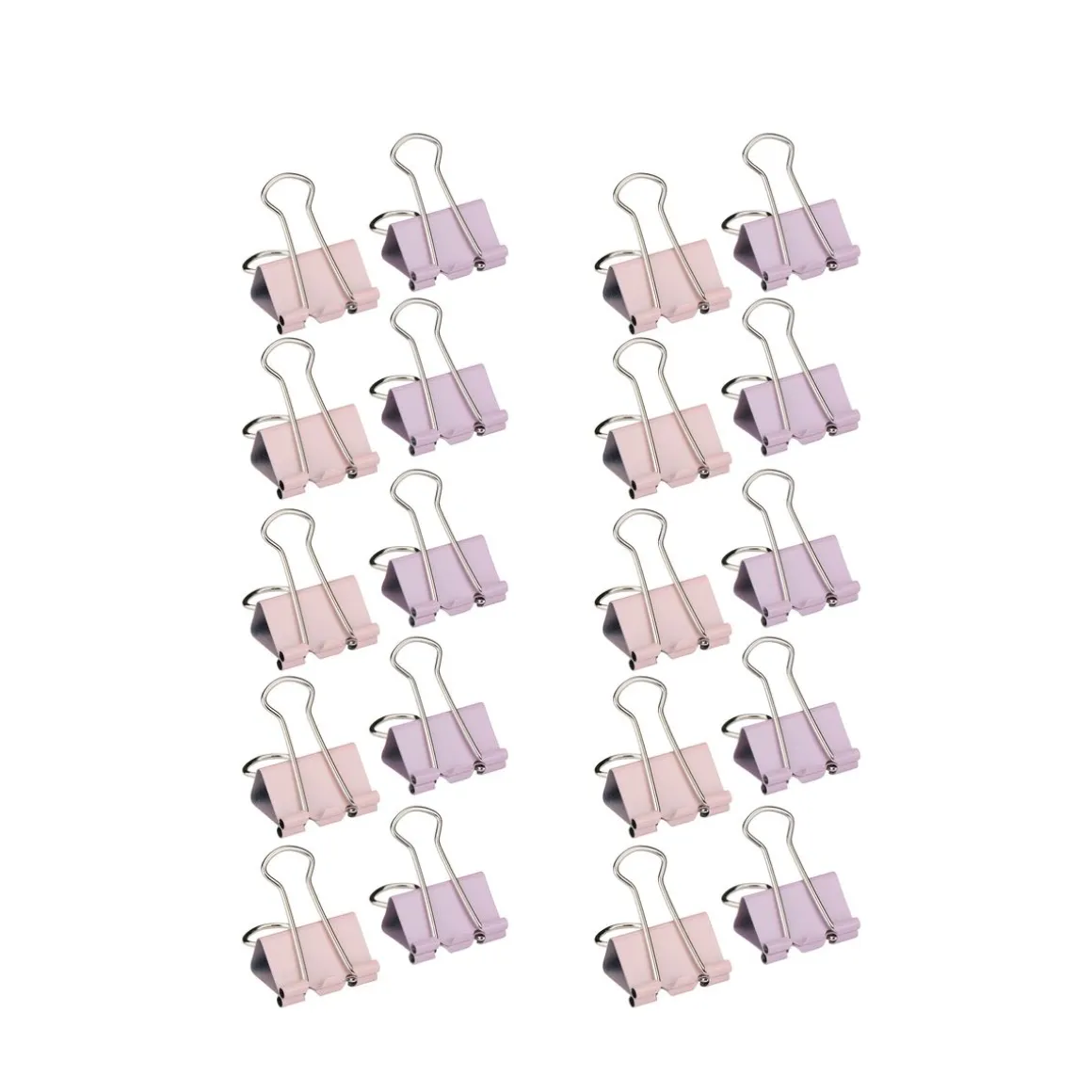 Büroklammer Set Metall 1.9 cm 20-teilig bunt