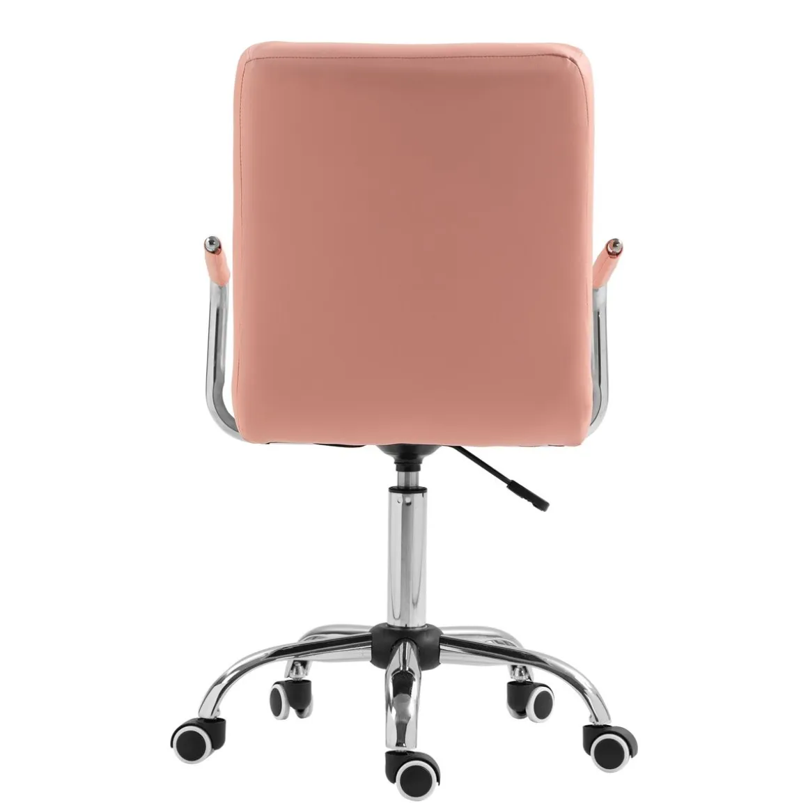 Bürostuhl Leder BENJAMIN rosa