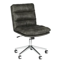 Bürostuhl Leder BILES anthrazit