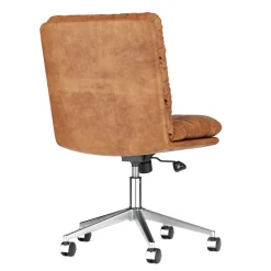 Bürostuhl Leder BILES braun
