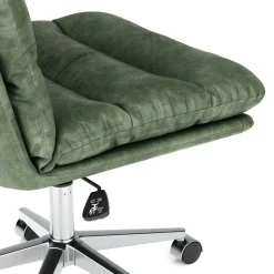 Bürostuhl Leder BILES grün