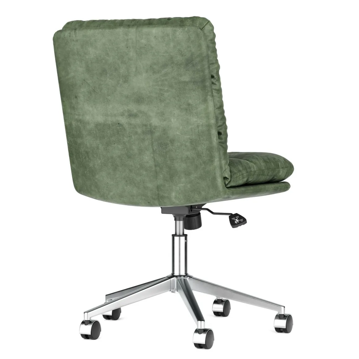 Bürostuhl Leder BILES grün