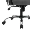 Bürostuhl Leder CHICAGO grau