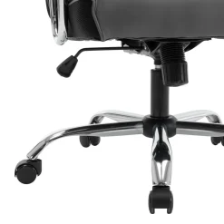 Bürostuhl Leder CHICAGO grau