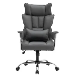Bürostuhl Leder CHICAGO grau