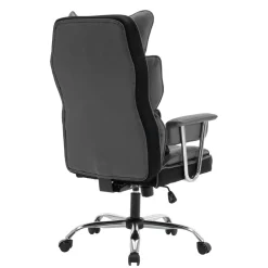 Bürostuhl Leder CHICAGO grau