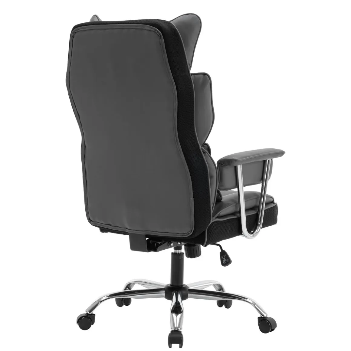 Bürostuhl Leder CHICAGO grau