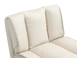 Bürostuhl Leder DUPLANTIS beige