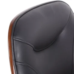 Bürostuhl Leder GATSBY braun/schwarz