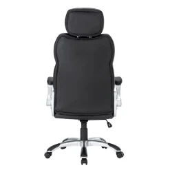 Bürostuhl Leder IMPERA schwarz