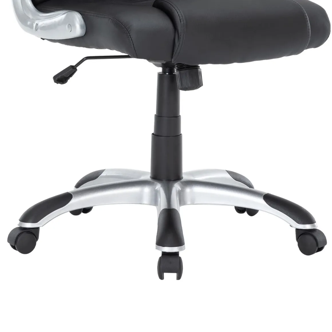 Bürostuhl Leder IMPERA schwarz