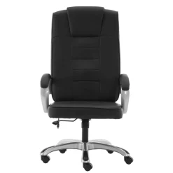 Bürostuhl Leder mit Massagefunktion SORRENTO schwarz