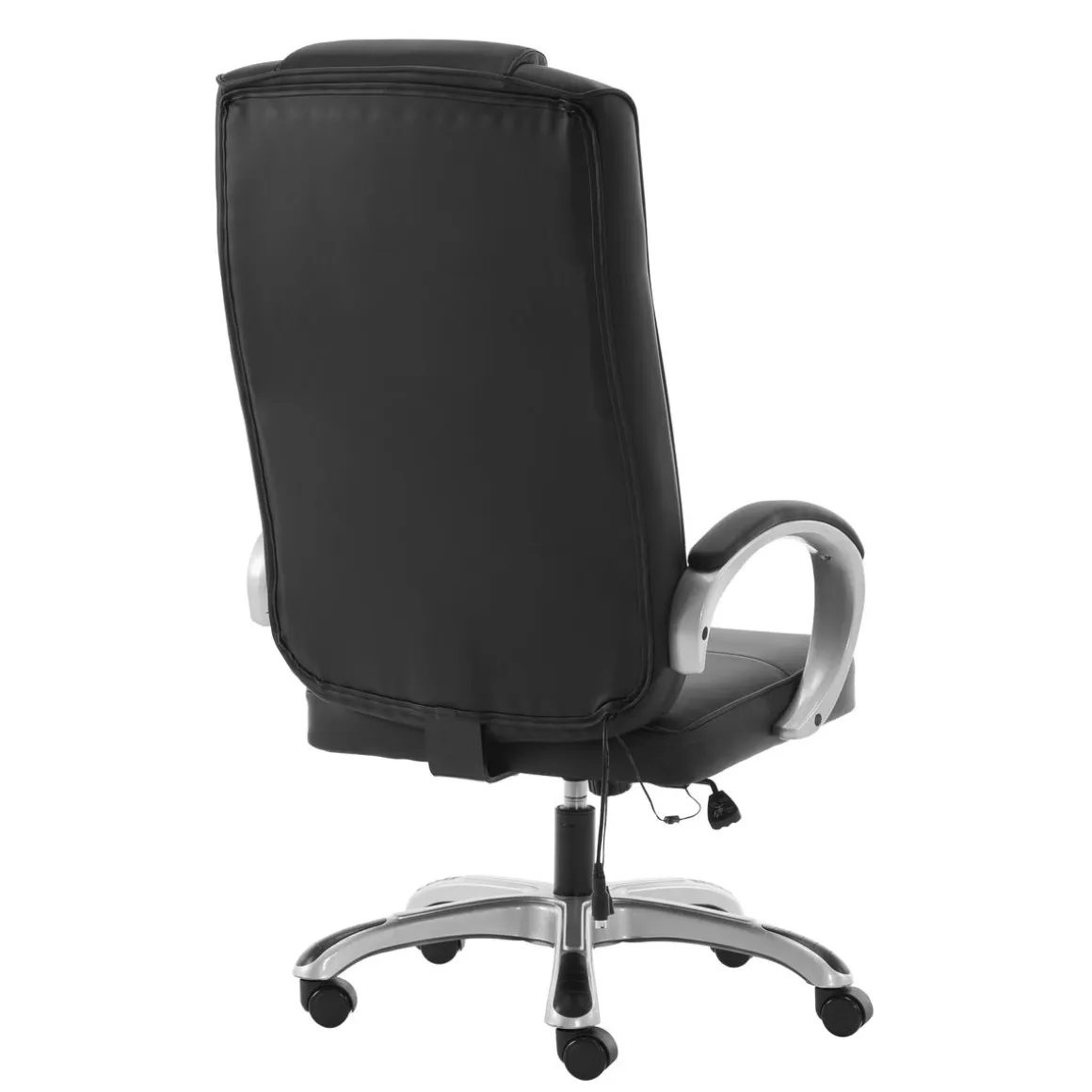 Bürostuhl Leder mit Massagefunktion SORRENTO schwarz